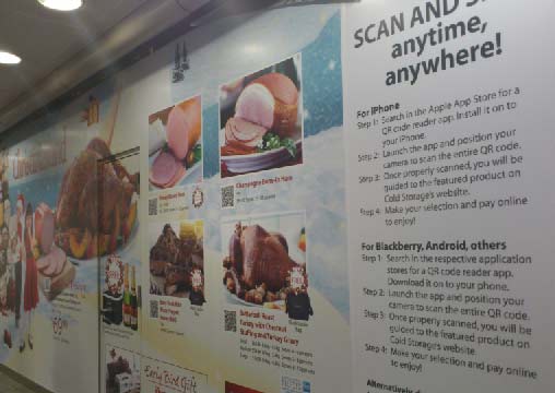 SMRT and Cold Storage enable virtual shopping at MRT stations