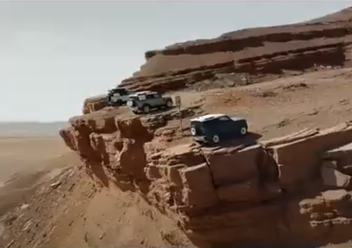 UK ad watchdog bans Land Rover cliff-hanger ads