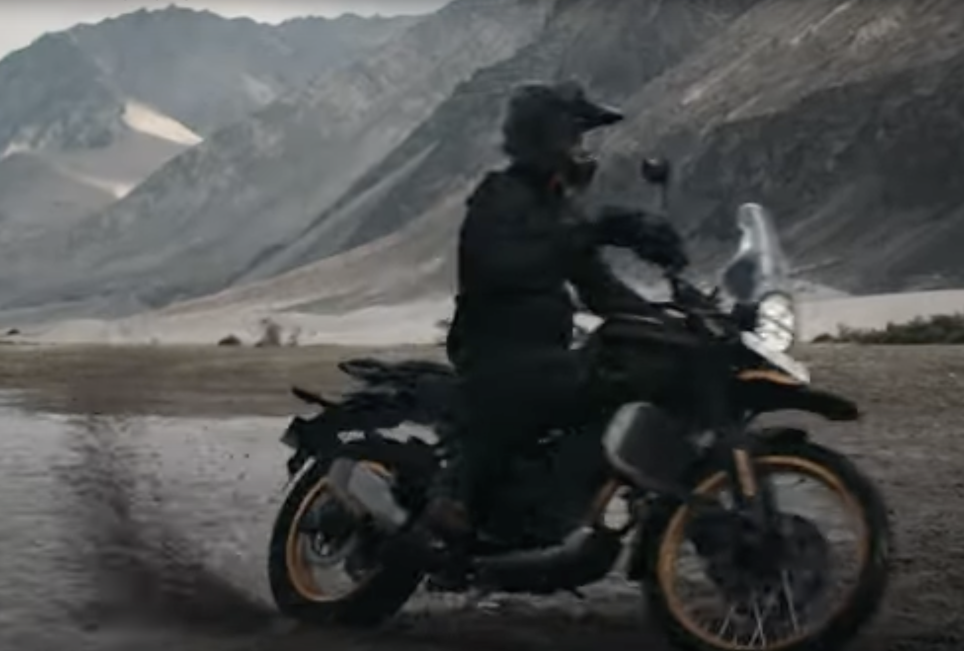 Royal Enfield riders yield to the mountains