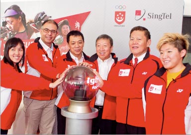 Singtel to support Team Singapore in five-year deal