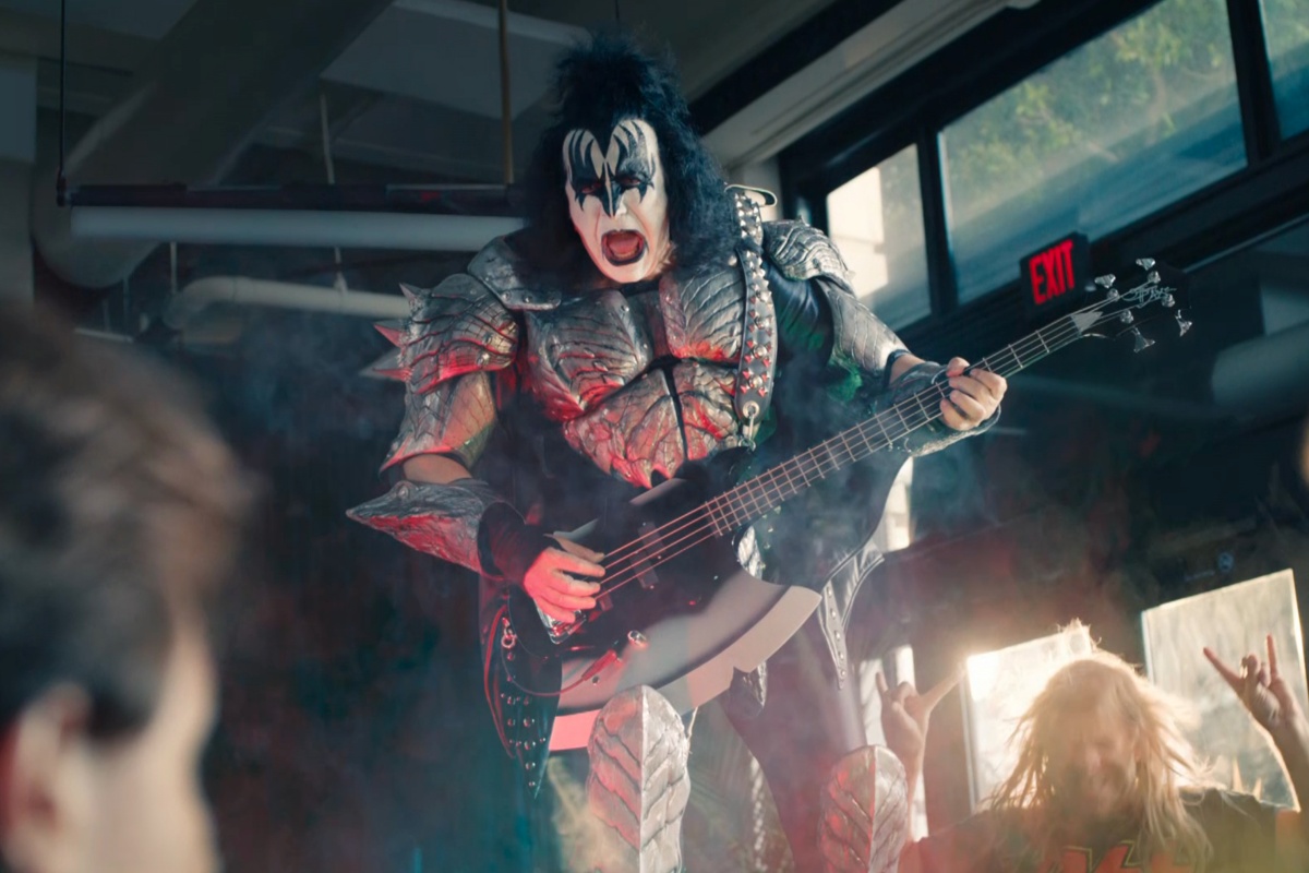 For those about to punt, Gene Simmons salutes you