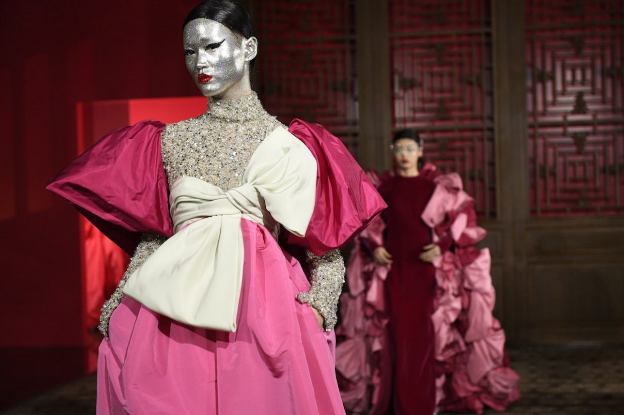 Valentino’s haute couture-meets-streetwear experiment in China