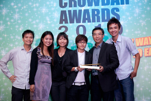 NTU makes its mark at the Crowbar Awards in Singapore