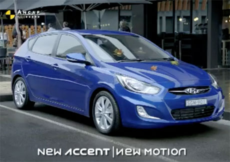 Hyundai Accent's launch campaign focuses on its reverse camera