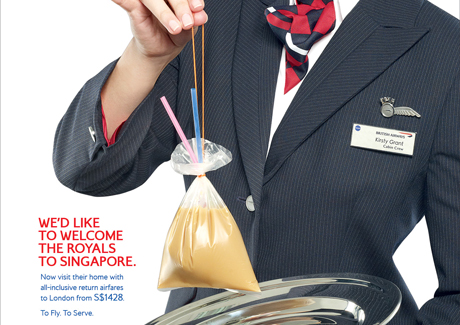 British Airways welcomes the royal couple to Southeast Asia