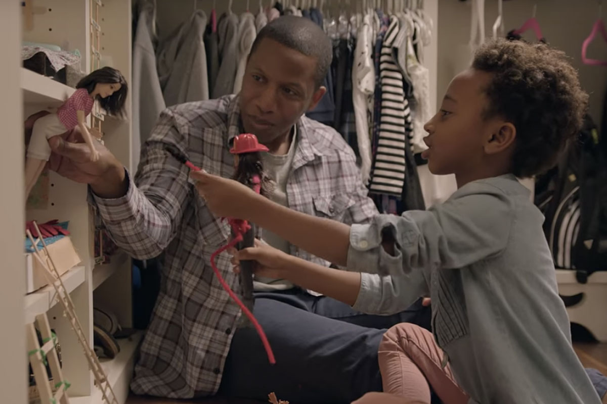 Real men play Barbie with their daughters