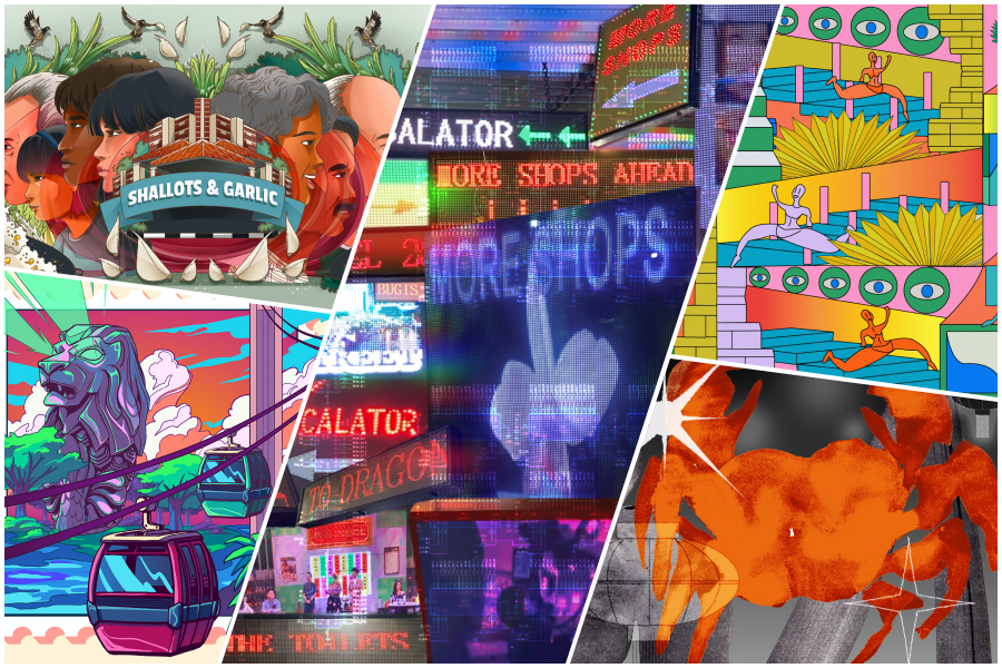 Singaporean artists depict country's fondest memories