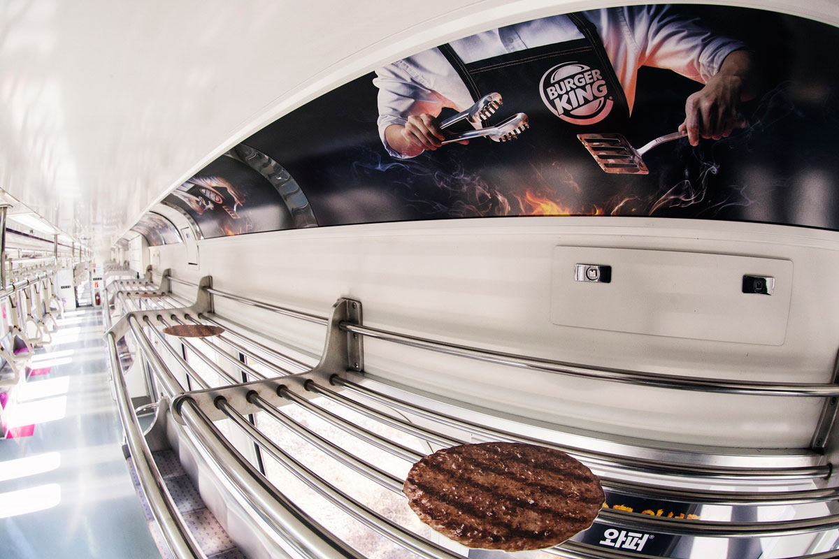 Patties on a train: Student idea becomes Burger King campaign in Seoul