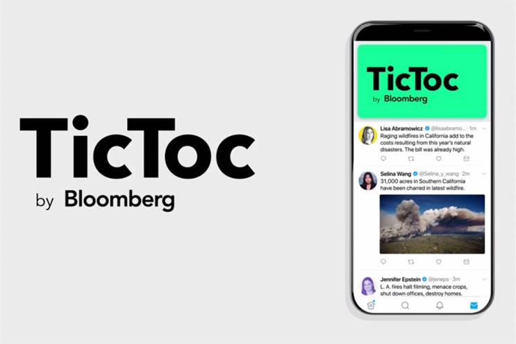 Time's up for TicToc as Bloomberg renames video news network