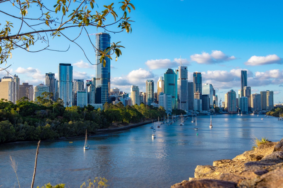 "We are lucky in Brisbane – tropical, beautiful blue skies"