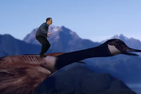 Dragon-slaying, laser-eyed Canadian politician gets our vote