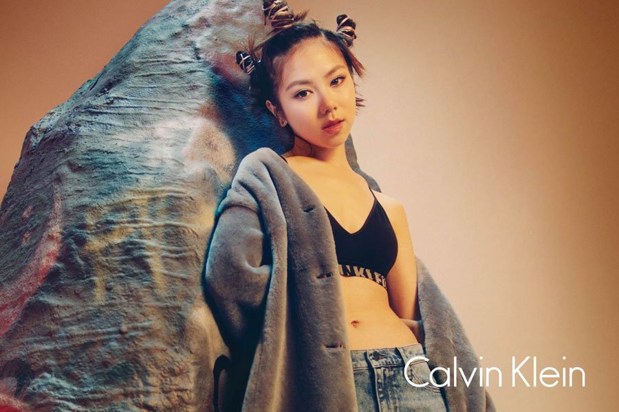 CK global fall campaign has a few nods to Asia