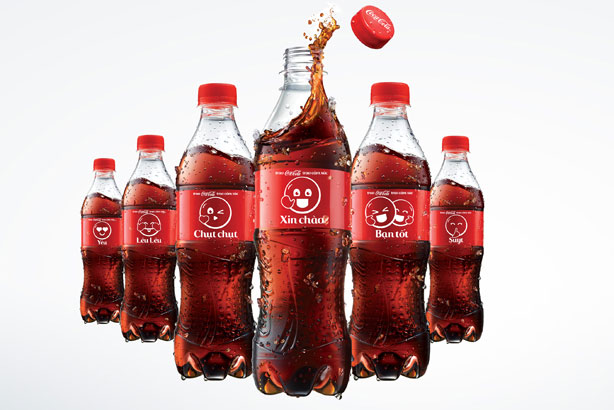 Coca-Cola unveils emoticon bottles for ASEAN