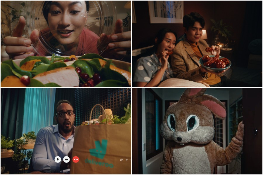 Deliveroo pitches food for all occasions, weird mascots included