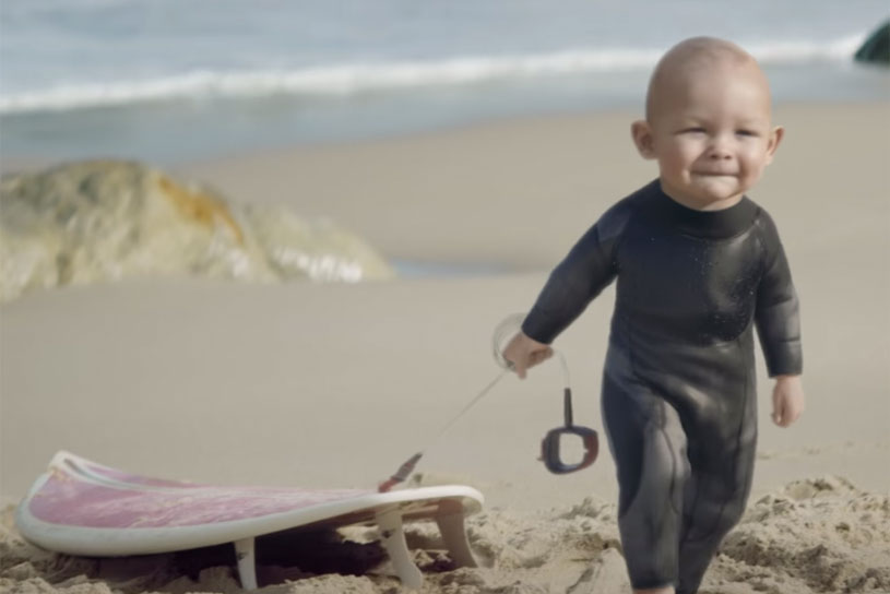 The Evian babies have jumped the shark