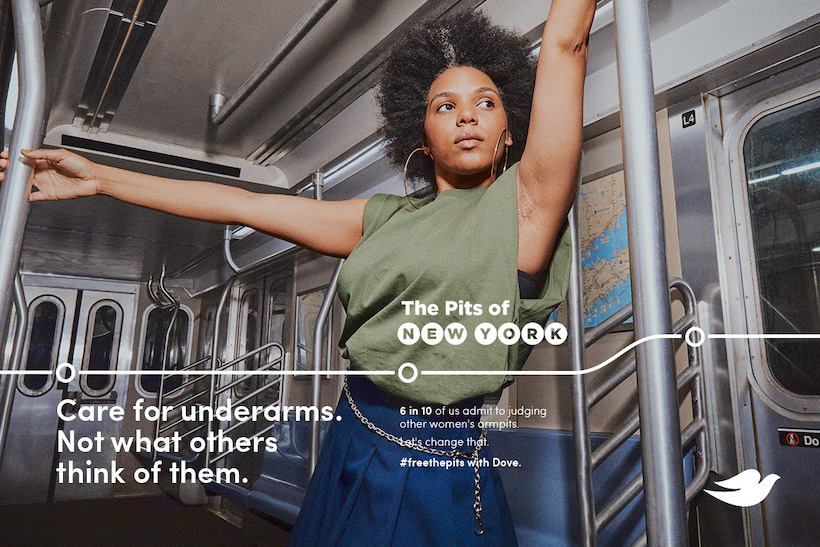 Inside Dove’s armpit-heavy New York City campaign