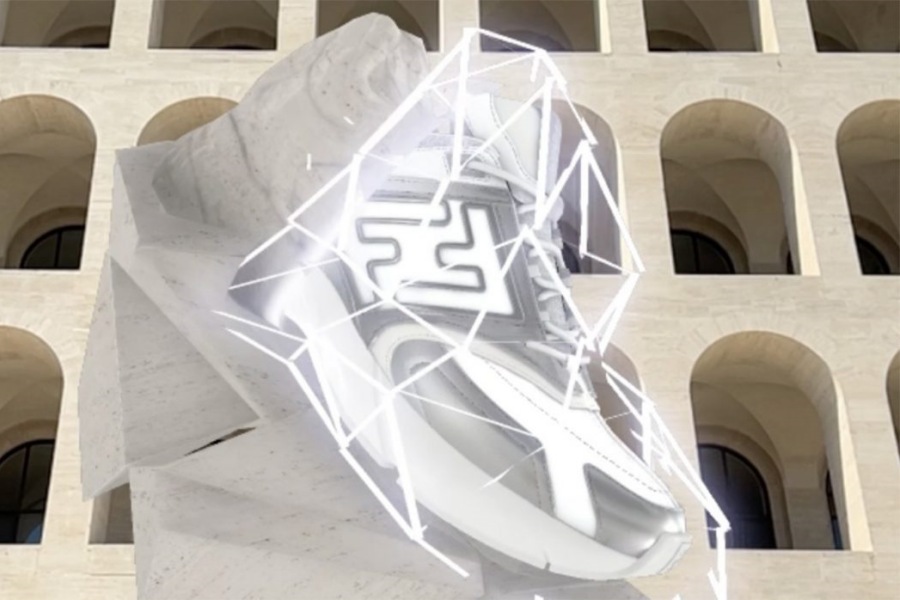 Fendi joins forces with Meta for its virtual AR sneakers experience