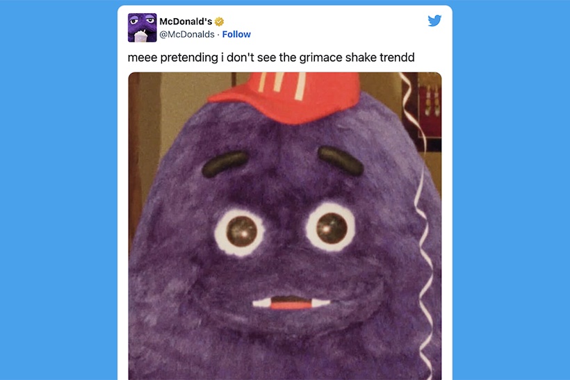 McDonald’s Grimace ‘pretending not to see’ shake trend