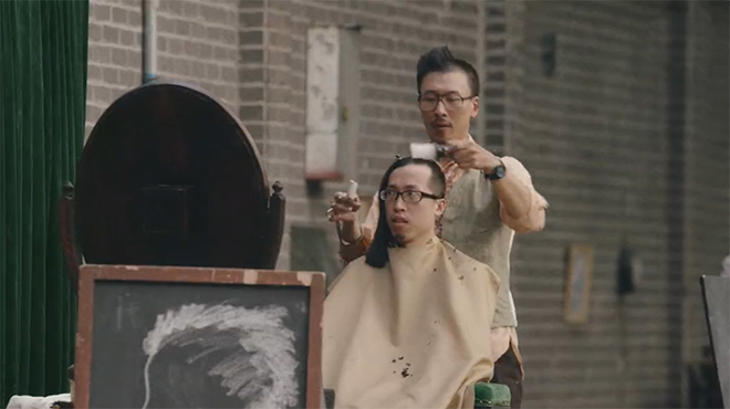 A velvet barber chair, a half-done haircut and a deranged Shanghai adventure