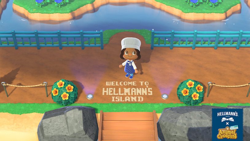 There is now a mayo-themed Hellmann's Island on Animal Crossing