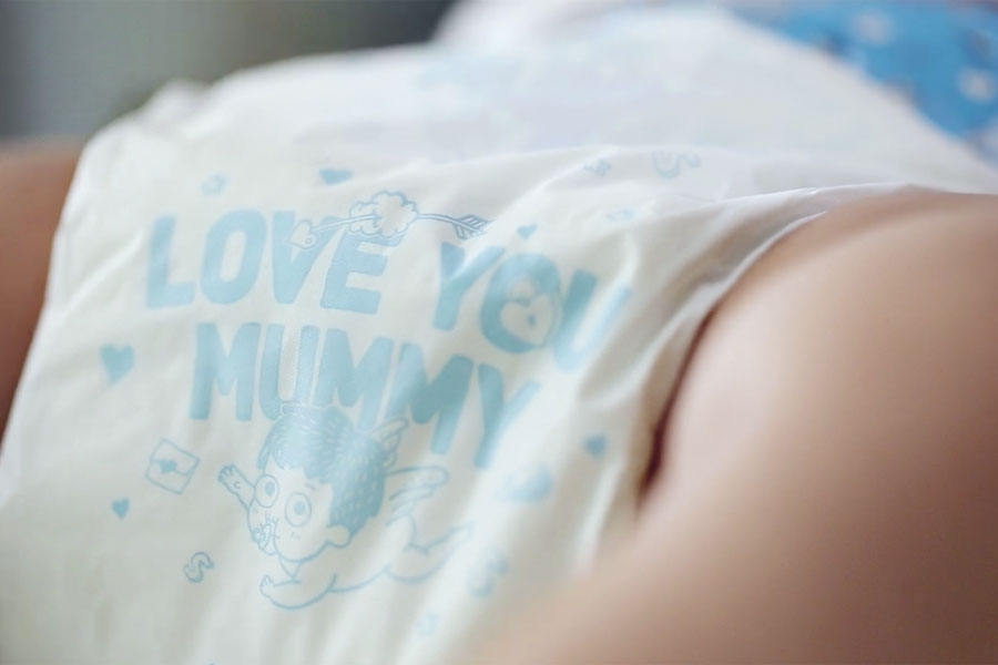 Diaper brand claims messages on wet nappies prevent postpartum depression