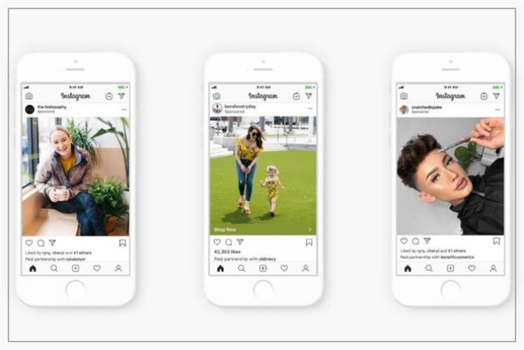 Sponsored posts with #ad on Instagram almost double