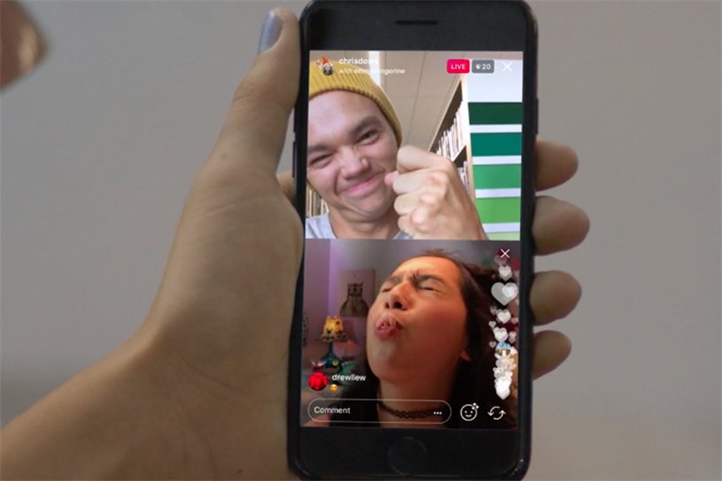 A year old and Instagram Live is beating Snapchat
