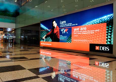 JCDecaux launches its first billboard in Changi Airport