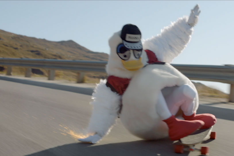 Longboarding bird is the word for KFC, apparently 
