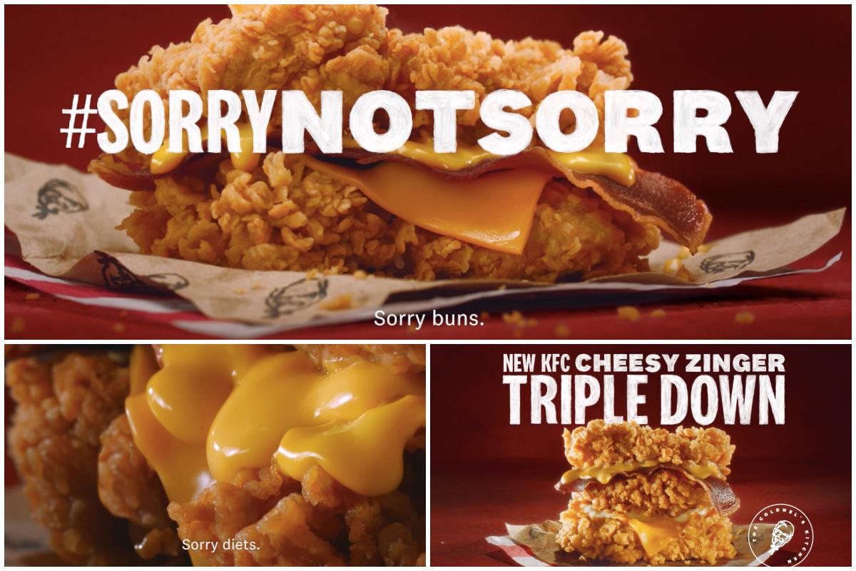KFC remains unapologetic about its bunless chicken 'sandwiches'