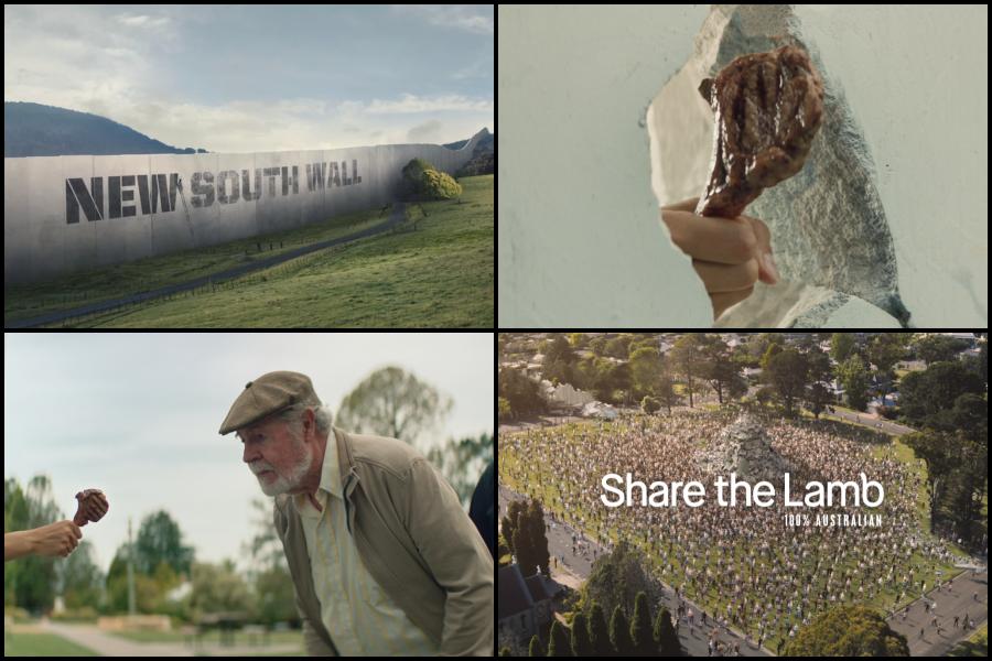 Lamb chops down imagined walls in Meat & Livestock Australia ad
