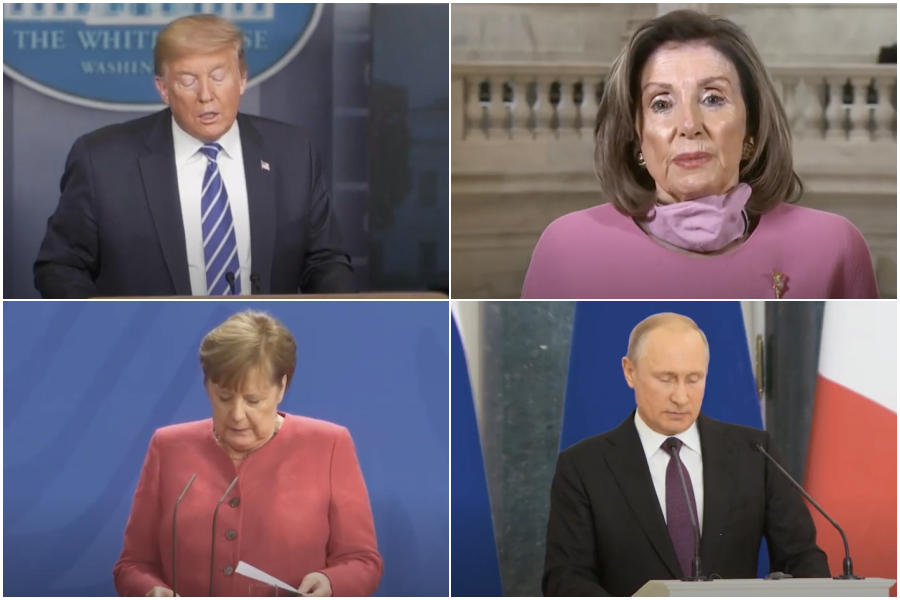 New Financial Times ad features Trump, Biden, Putin and friends lost for words