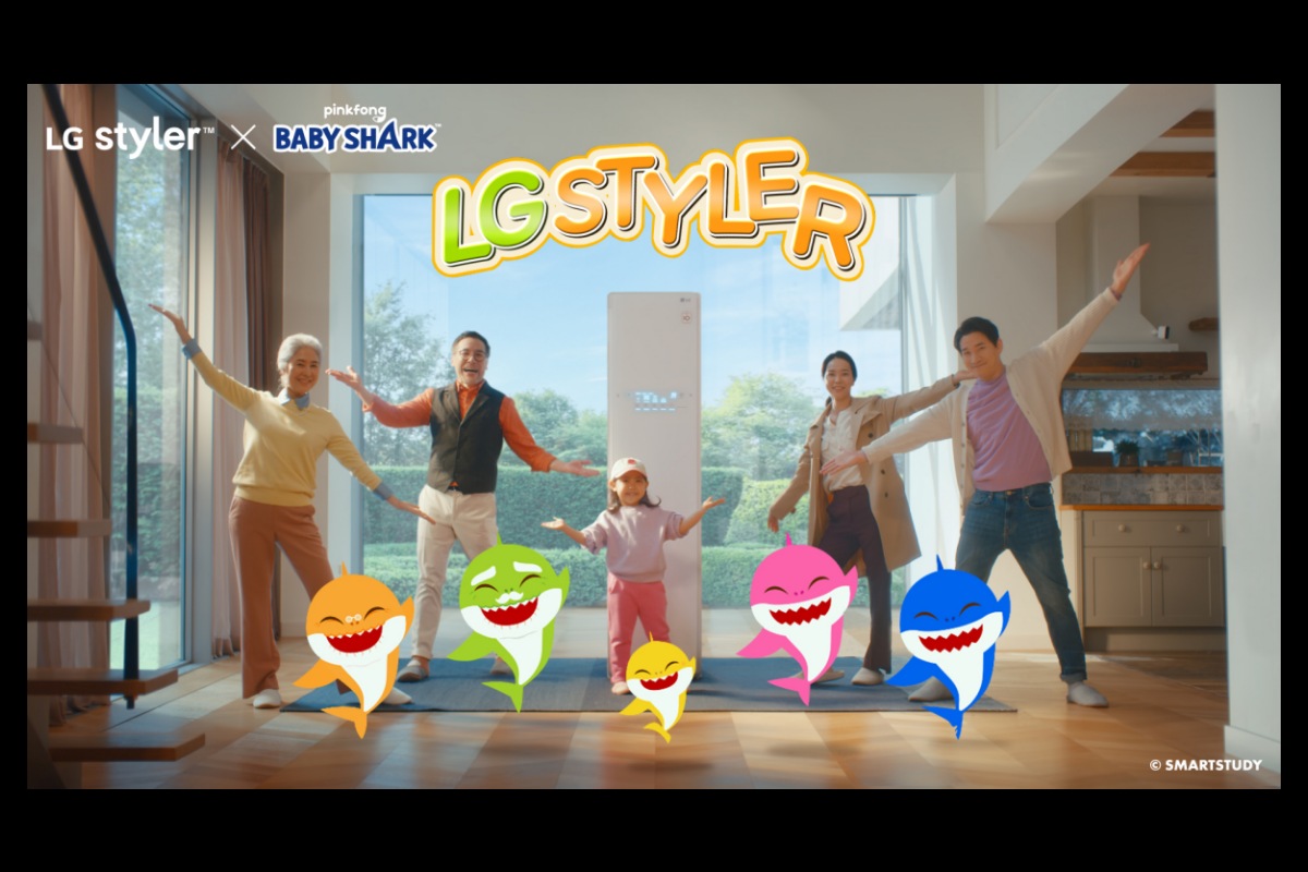 Baby Shark doo doo doo doo doo. LG Styler doo doo doo doo doo