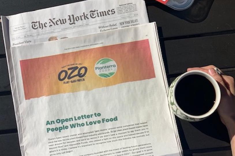 Planterra thanks rivals Impossible Foods, Beyond Meat in open letter