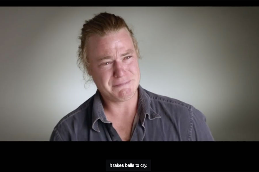 Video of crying men makes an impact in Australia