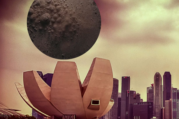 Augmented reality gallery enhances Singapore sights