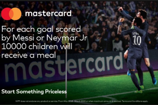 'The hunger games': Mastercard under fire for 'goals for meals' campaign