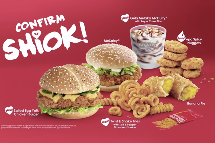 McDonald’s goes for 'shiok' with flavour fusion in Singapore
