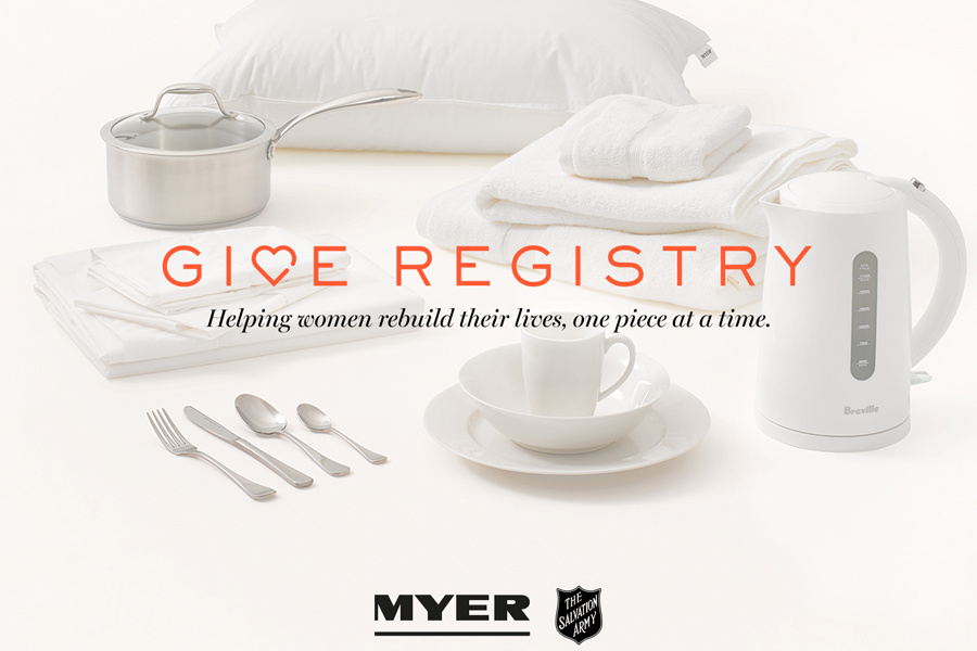 Myer sets up 'Give Registry' for victims of abuse starting over