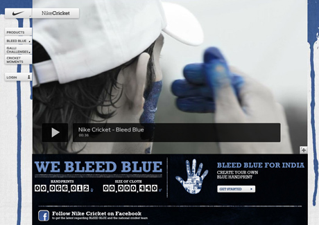 Nike ‘bleeds blue’ in India for the start of cricket season