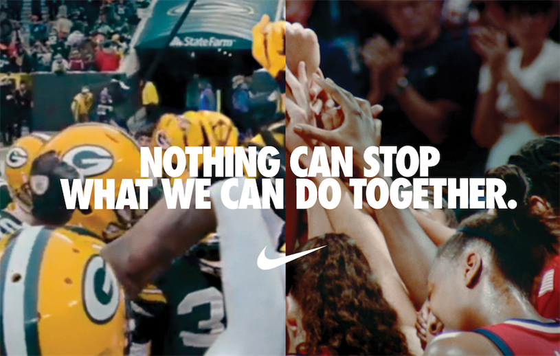 Nike celebrates the perseverance of sports and social unity