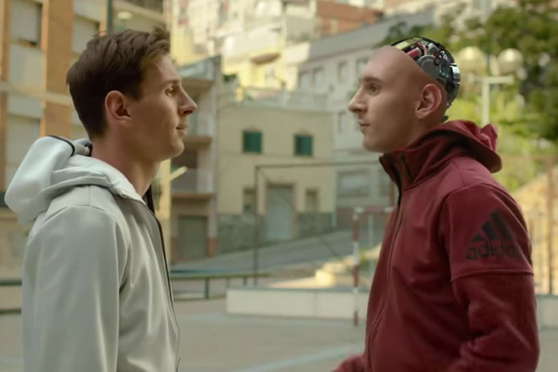 Ooredoo's android Messi can't really compete with the real thing