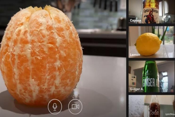 Orange joins virtual chat completely naked in weirdly relatable Captain Morgan ad