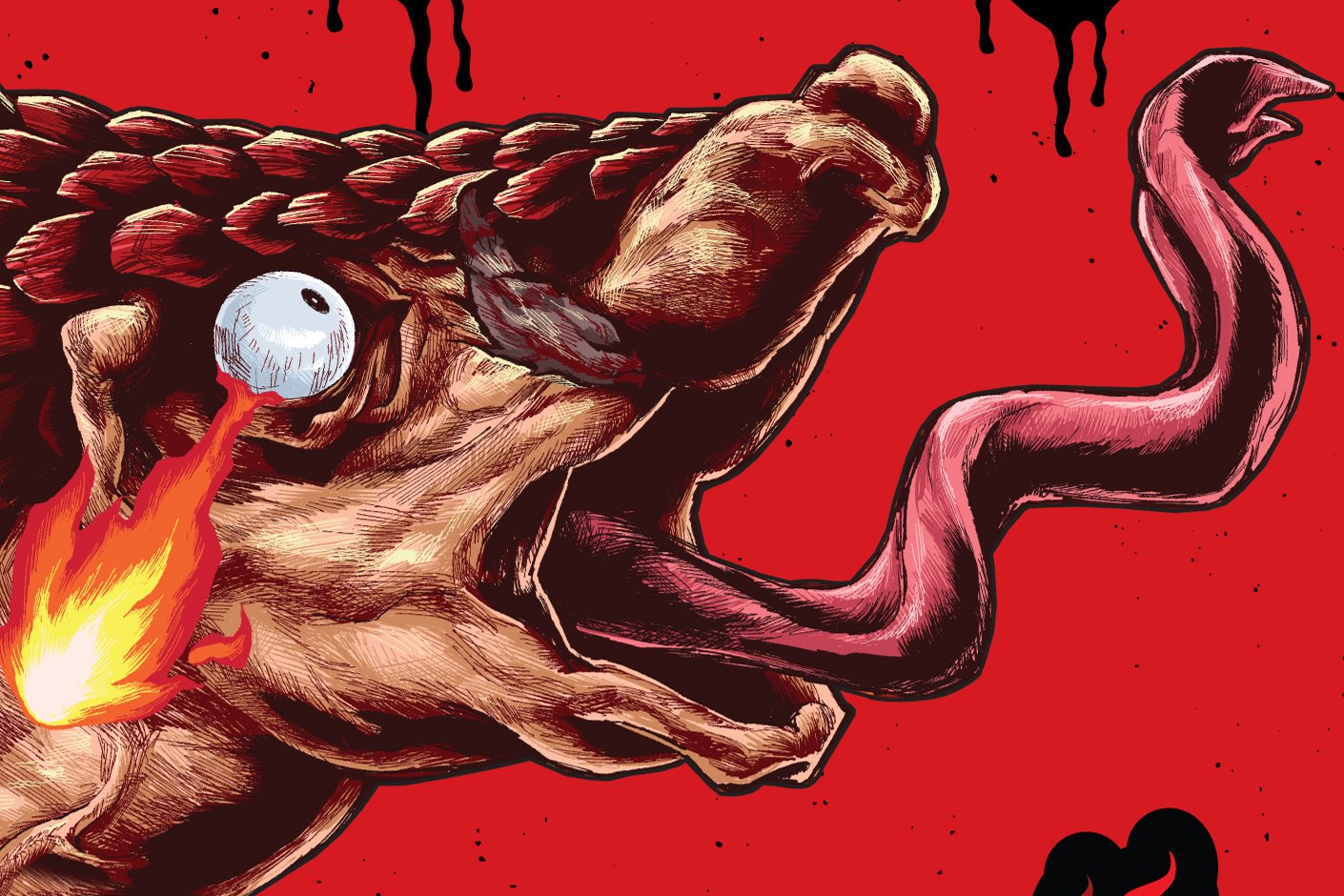 Death metal: A pangolin screams for vengeance