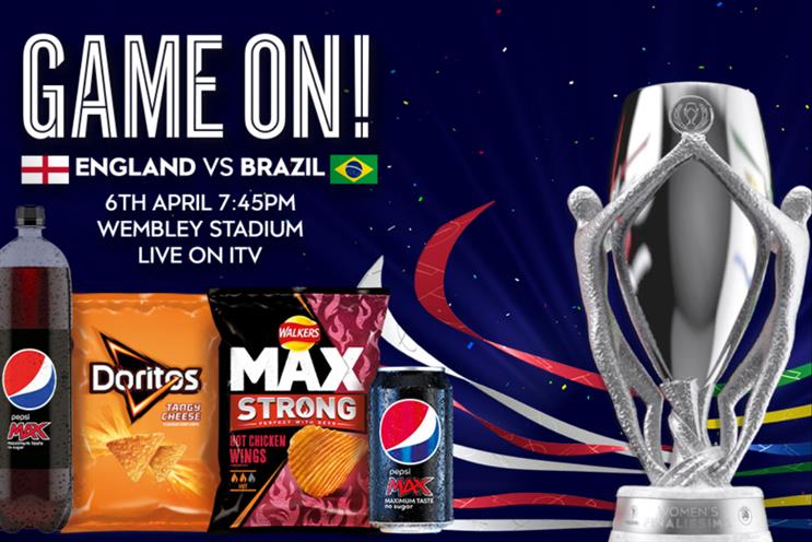 PepsiCo sponsors first-ever Women’s Finalissima match between England and Brazil