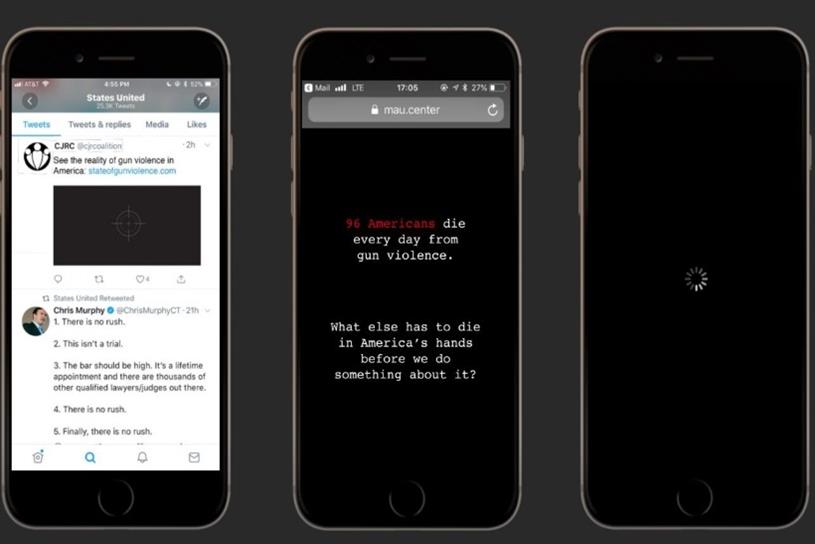 Anti-gun violence advocates spark mass phone killing