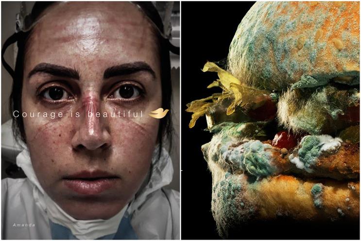 Cannes Lions: Dove's 'Courage is beautiful' and BK's 'Moldy Whopper' win big in print and outdoor