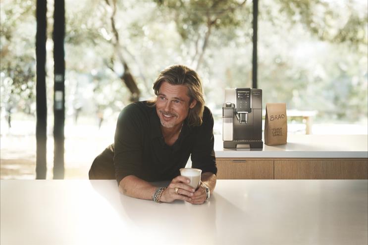 Coffee hunk wars: Pitt takes on Clooney with role in De'Longhi campaign