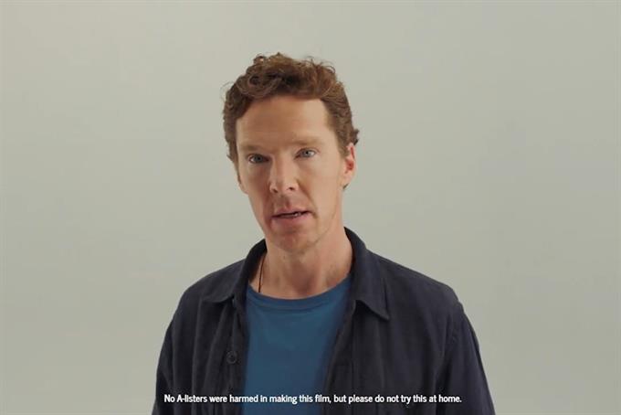 Judi Dench sucks Benedict Cumberbatch’s face