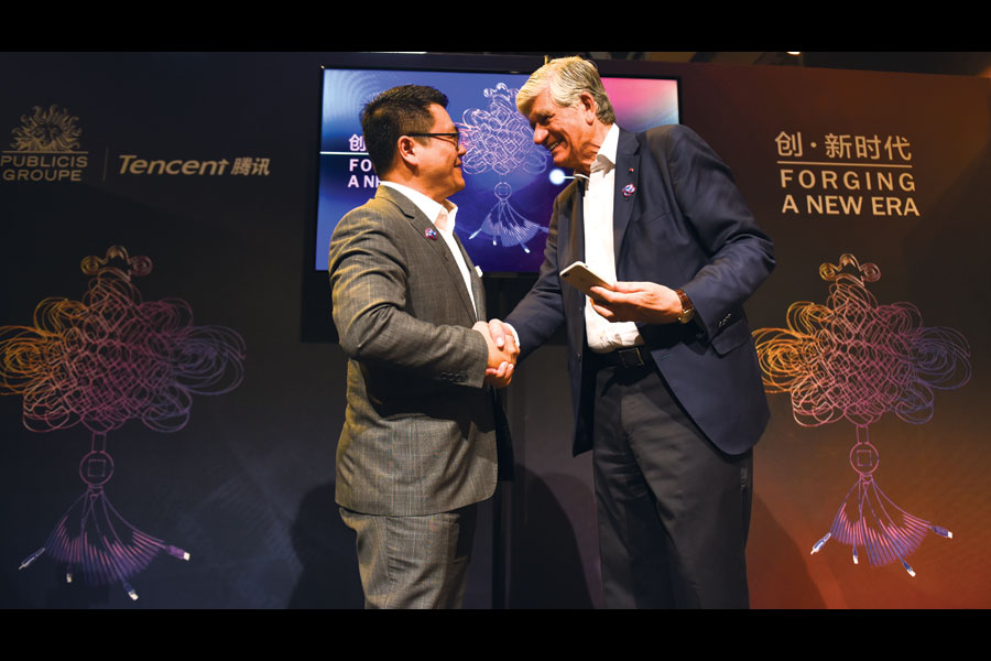 Unprecedented global partnership deal sees Tencent link arms with Publicis Groupe
